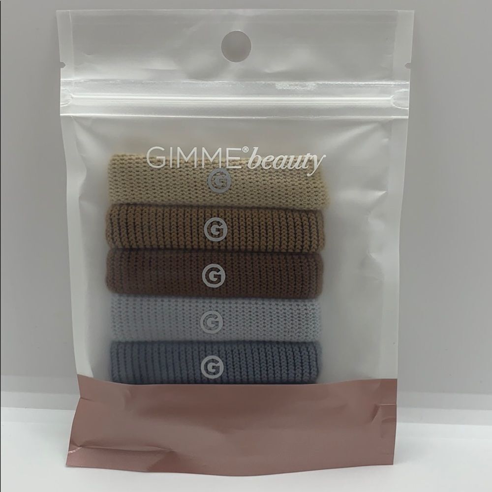 NIB Gimme Beauty “Thic Fit” Hair Ties - Choco - Picture 4 of 6
